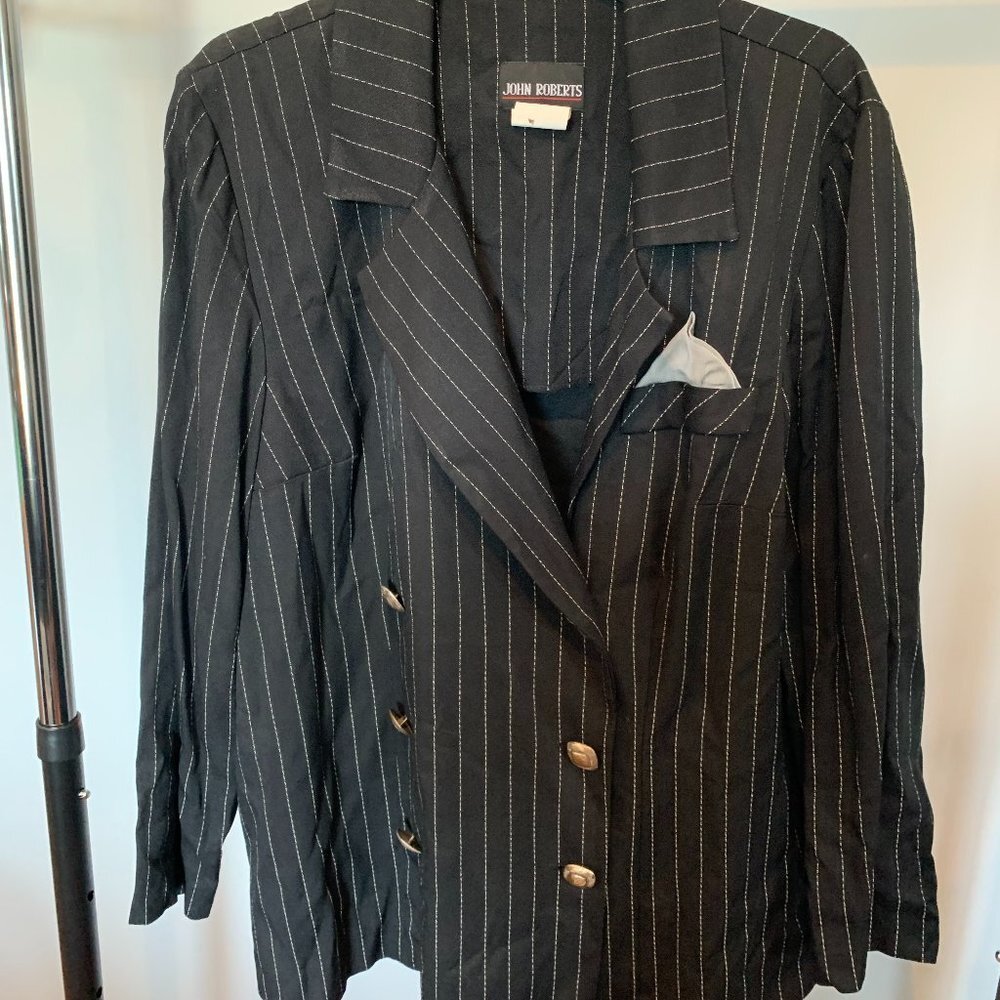 John Roberts Striped Blazer